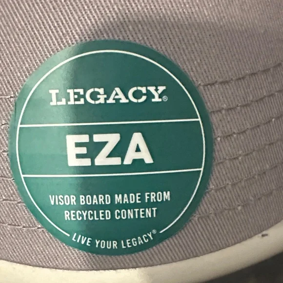 Legacy Gray Cap with Red Logo - Picture 2 of 4